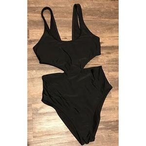 Aerie Black One Piece Bathing Suit